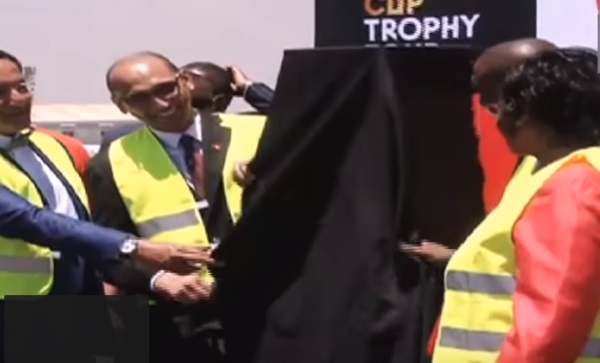 FIFA World Cup Trophy Finally Arrives In Kenya, On Its Way To Uganda